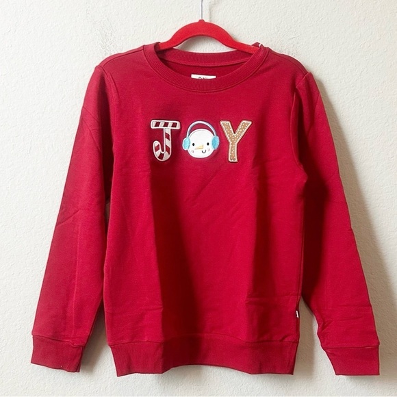 New Little Sleepies Play Capsule Joy Red Christmas Unisex Sweatshirt Sz 8 - Picture 6 of 16